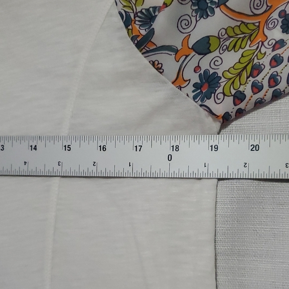 Anthropologie Maybelle Tied-sleeve top Paisley Sleeve Size M - Picture 14 of 15